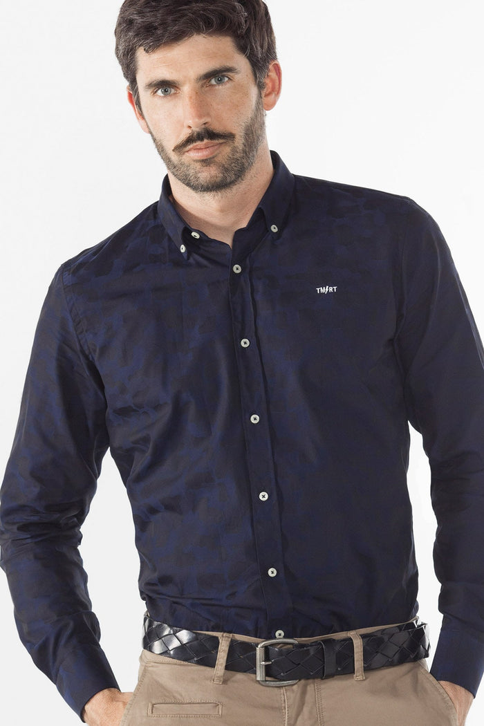 Camisa Camuflaje Azul